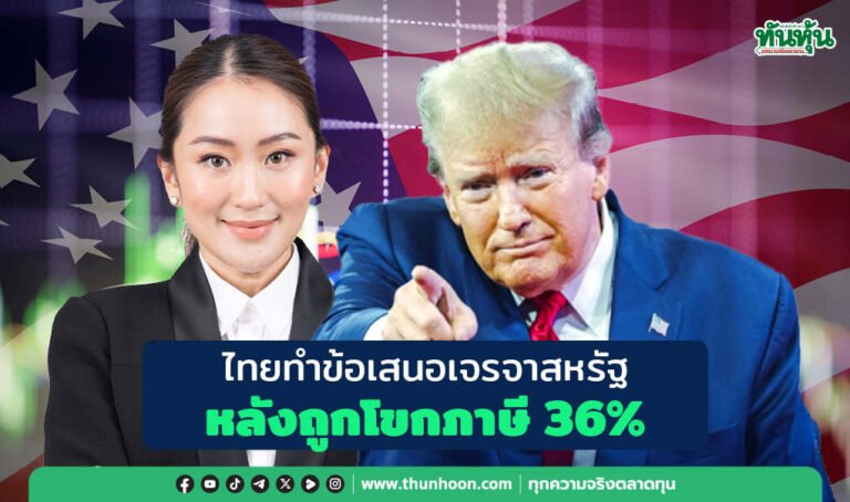 ดาวโจนส์ล่าสุด คอลลัมน์การเมืองบทบรรณาธิการไทยจะเจรจาภาษีกับ