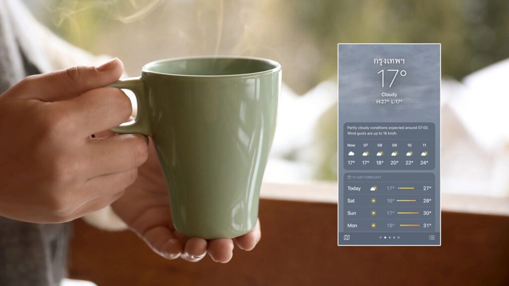 สภาพอากาศเช้านี้