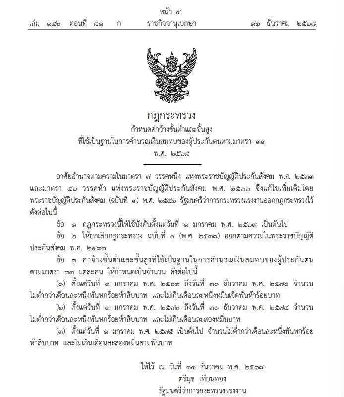 กฎกระทรวง