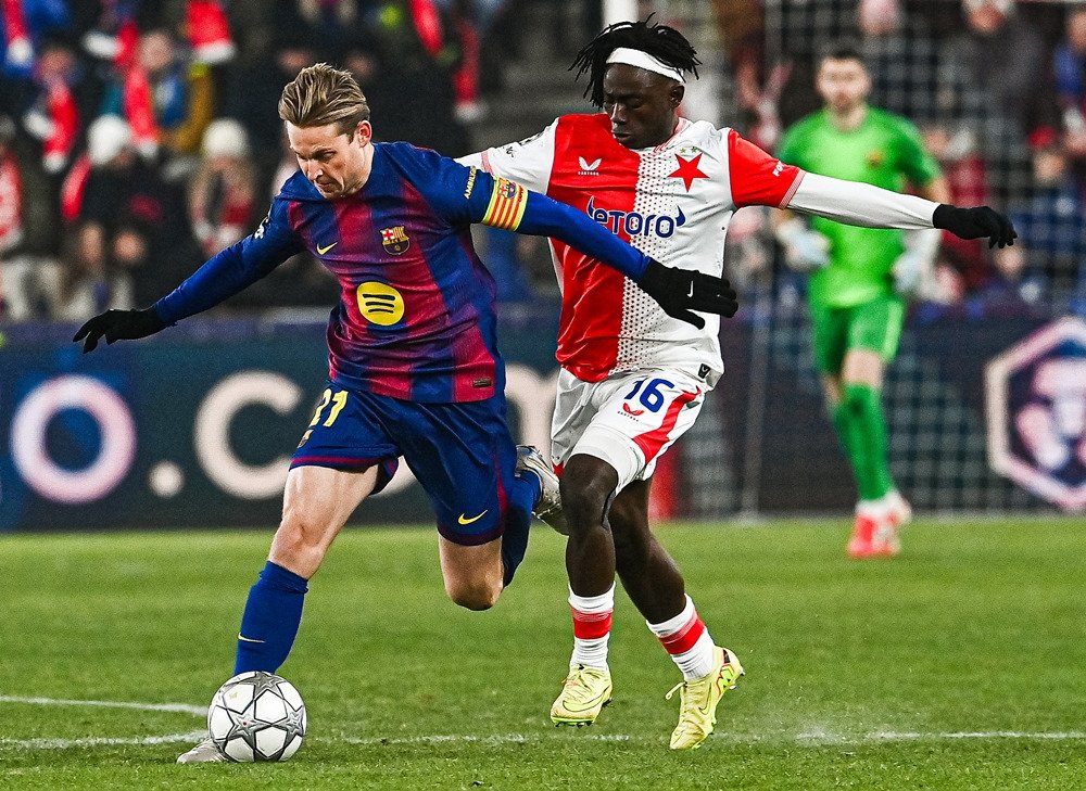 สลาเวีย ปราก พบ บาร์ซา